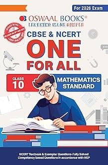 Oswaal Cbse & Ncert One for All Class 10 Mathematics Standard