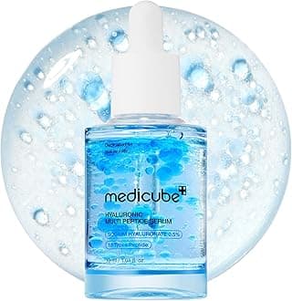 Medicube Hyaluronic Acid Multipeptide Serum, Korean Moisturising Essence for Dry and Mixed Skin (UNBOXJAPAN EXCLUSIVE)