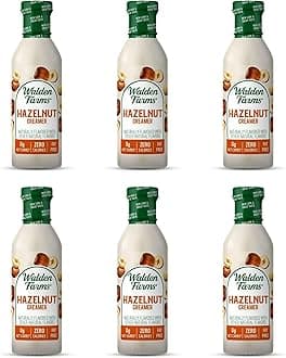 Calorie-Free Hazelnut Coffee Creamer, 12 Ounce (Pack of 6)