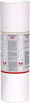 Plastiline 10155T - Tube of Plastiline - Modeling Dough, High Precision - Modeling, Sculpting, Molding - Hardness 55 (medium) - 10 kg - Ivory color. Made in France