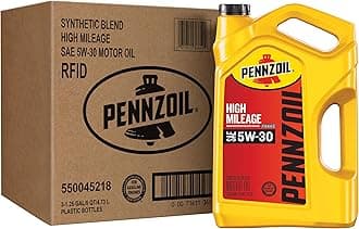 High Mileage 5W-30 Motor Oil, 5 Quart (3 Pack)