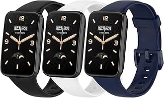 SenMore 3 Pieces Strap for Xiaomi Band 7 PRO Watch Replacement Silicone Strap, Xiaomi Band 7Pro Bracelet for Men and Women Sport Bands for Miband 7Pro Bracelet