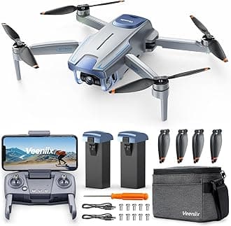 V11MINI Drones with Camera for Adults 4K,Under 249g,60-Min Flight Time with 2 batteries,5GHz Transmission,GPS Auto Return,Follow Me,4K FPV Drone,Foldable and Lightweight,Ideal for Beginners