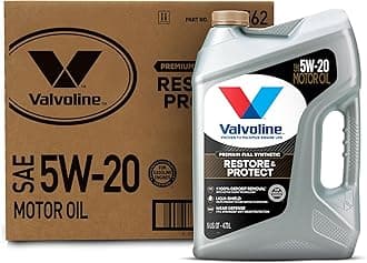 Valvoline Restore & Protect Full Synthetic 5W-20 Motor Oil 5 QT, Case of 3