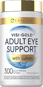 Carlyle Adult Eye Support | 300 Capsules | with Lutein and Zeaxanthin | Non-GMO and Gluten Free Supplement