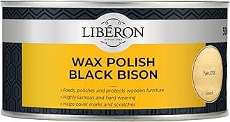 Wax Polish Black Bison Paste Neutral 500ml