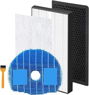 FZ-A41HFR FZ-A41DFR Hepa Filter，Compatible for Sharp，Air Purifier for KC-A40EUW KC-A40EUB KC-840 KC-840EW KC-840EB(FZ-C70HFE FZ-C70DFE)
