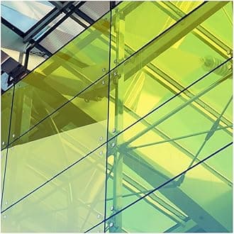 BDF CAYW Decorative Window Film Transparent Color Yellow - 36in X 25ft