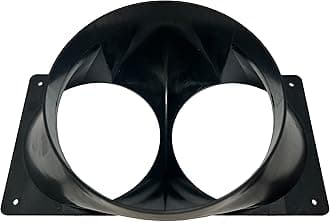 Antminer S19 T19 S17 T17 Double Fan Shroud 6 Inch Outlet to 2X 4 Inch Round ASIC Miner Air Cooling Duct 2X 120mm USA Made (6)