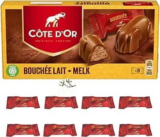 Cote Dor Milk Chocolate Bouchees Gift Pack 8X25G (1 Pack)