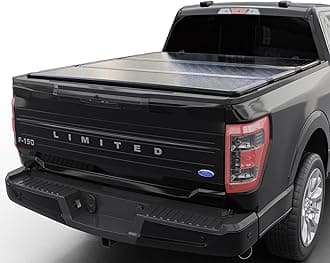 Hard Folding Truck Bed Tonneau Cover |CFHT-017|Fits 2015-2022 Ford F150 6'5" Bed (78")