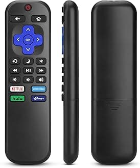 Replacement for Roku-TV-Remote-Control Compatible for TCL Roku/Hisense Roku/Onn Roku Smart TVs(Not for Stick and Box)