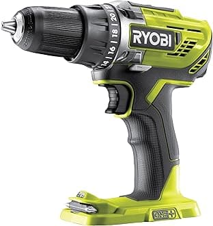 ONE+ R18DD3-0 18V Cordless Compact Drill Driver (Body Only), Hyper Green