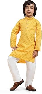 Pro-Ethic Style Developer Boys Cotton Kurta Pajama For Kid's Ethnic Wear | Kurta Pajama set (S-231)