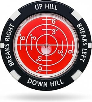 Fraser Fitness Golf Green Reader Level Ball Marker with High Precision Putting Green Reading Aid | Level Head Golf Marker With Bubble Level | True Aim Ball Marker Golf Accessories for Men