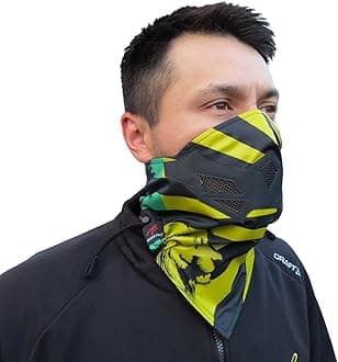 Half Face Mask for Cold Winter Weather. Use This Half Balaclava for Snowboarding, Ski, Motorcycle. (Many Colors)