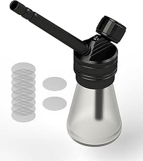 Portable Hookah Set for Travel - Premium Aluminum Mini Glass Hookah Handheld