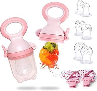 TermichyBaby Fruit Feeder Pacifier - Silicone Teething Feeder for Babies: Food Teether for Feeding