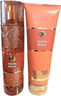 Bath and Body Fine Fragrance Mist (Seeing Rouge Mist and Cream Set)