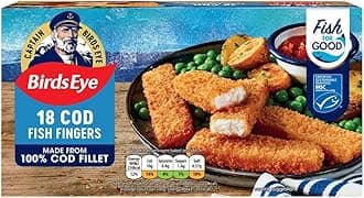 Birds Eye 18 Cod Fish Fingers 504g (Frozen)