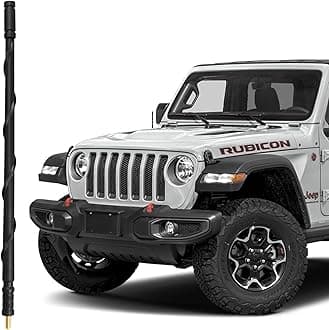 VOFONO13 Inch Antenna Compatible with 2007-2025 Jeep Wrangler JL JK Gladiator Rubicon Sahara, Antenna Replacement Upgrade Car Radio Reception for Jeep Accessories Wrangler Unlimited 4xe Willys Mojave