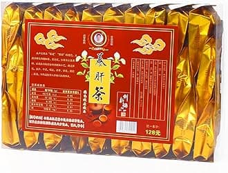 FullChea Liver Detox Tea - 30 Tea Bags Herbal Study Traditional Chinese Liver Cleansing Tea - Including Chrysanthemum, Jasmine, Mulberry Leaf, Momordica Grosvenor, Yine Abrus