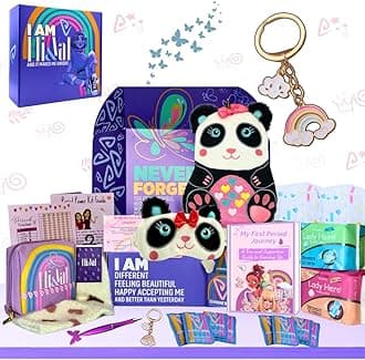 First Period Kit Gift for Girls 9-12 - Period Starter Kit for Tweens 10-12-13-14 - Essentials for Teens & Preteens - Period Packs for Young Girls First time (OWL)