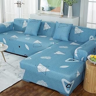 jia cool 1 pcs Sectional Couch Covers, Printed L-Shaped , Stretch Couch Slipcovers for Sectional Sofa,Suitable for combined chaise longue cover (Pattern YIXIASE,Single seat )