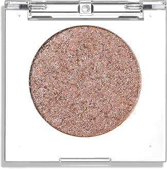 Shimmer Eyeshadow Palette, Mini Eye Shadow, Korean Eye Glitter Foil, Ultra-Blendable, Single Shade, Metallic Pigmented Color #Cowboy