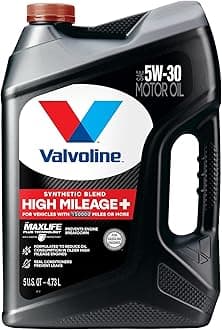 High Mileage 150K with Maxlife Plus Technology Motor Oil SAE 5W-30 5 QT
