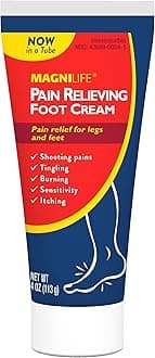 - Pain Relieving Foot Cream, 4 oz Tube, Soothing Relief for Soreness, Pain, Burning, Tingling, Itching or Sensitivity in Feet & Legs, Moisturizing & Hydrating Foot Cream, No Petroleum