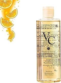 Vc Toner Intensive Brightening,500 ml Vc Toner Intensive Whitening, Refreshing Texture Easy to Absorb,Rejuvenating Wet Compress Moisturizing Water Lotion (1pcs)