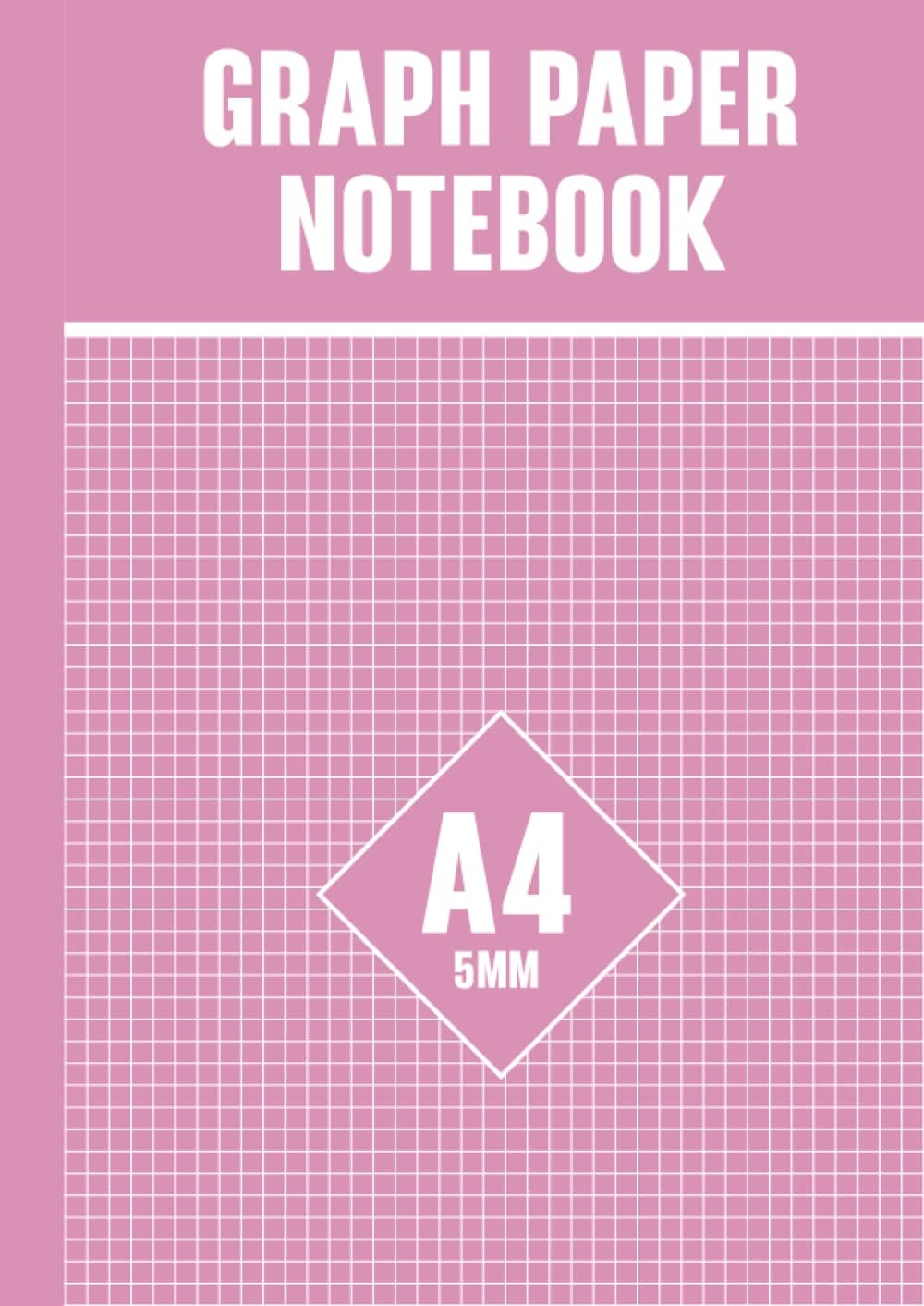graph paper: 5mm Graph Paper Notebook A4, 0.5cm Squared Paper Notebook, Quad Ruled A4 Pad, School Math's Writing Exercise Book A4 Ruled for Mathematics and Science Students