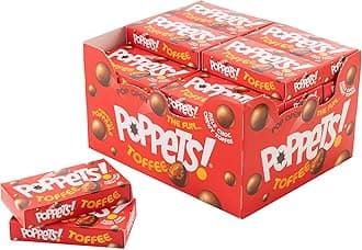 Poppets Chewy Toffee 39g (Pack of 36)