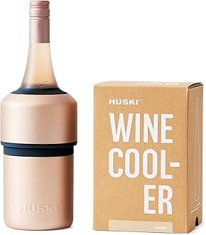 Wine Chiller | Award Winning Iceless Design | Keeps Wine Cold up to 6 Hours | Wine Accessory | Next Generation Ice Bucket | Fits Some Champagne Bottles | Perfect Gift for Wine Lovers (Champagne)