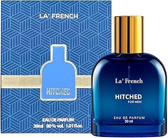 La French Hitched Perfume for Men, Long-Lasting Luxury Fragrance, Ideal Birthday Gift For Men,Best Men's Perfume with All-Day Scent, luxury perfume for Men, Travel-Friendly Perfume (30ML)