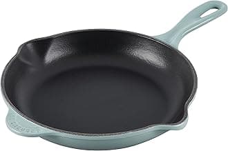 Le Creuset Classic Cast Iron Handle Skillet, 9", Sea Salt