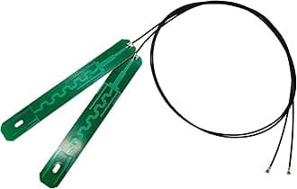 2 x 8dBi 2.4GHz 5.8GHz Dual Band WiFi Antenna IPEX MHF4 Internal Antennas with 50cm Cable for M.2 7265 8265 9260 9560 AX200 Card