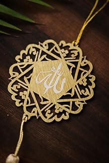 Stainless Steel Islamic Car Hanging Dream Catcher Accessories Best For Your Car Interior Hanging, Gift, (Mashallah)