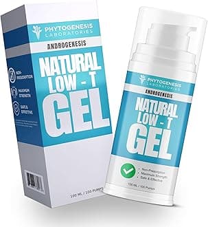 Natural Low-T Support Gel - T Booster for Men - Muscle Recovery, Energy Booster, Healthy Aging