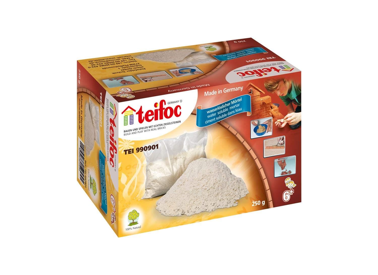 Teifoc Eitech Finished Mortar/Cement 250Gr Pack (990901)