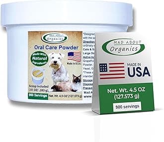 Mad About Organics - Oral Care Dental Powder for Cats & Dogs