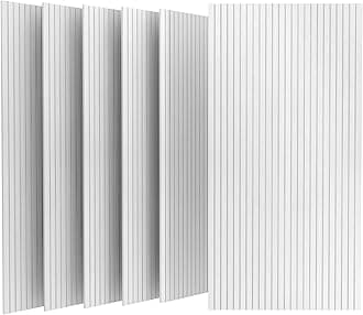 UMIACOUSTICS 6 Packs Acoustic Panel,48 x 24 x 0.4 Inches Sound Absorbing Door Panel,Decorative Wall Panels Equidistant Slot for Room,Home Theater,Studio