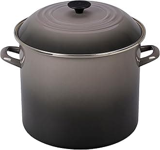 LE CREUSETEnamel On Steel Stockpot, 16 qt., Oyster