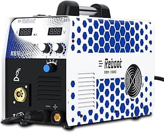 RebootMIG Welder 210A IGBT 230V 1KG/5KG MIG Gas/Gasless/MMA/Lift TIG/Spool Gun/2T/4T 5 in 1 Welder Solid Wire/Flux cored Wire Energy Saving and Portable MIG MAG MMA New Styles