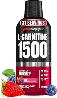 Pro Supps L-Carnitine 1500 Diet Supplement, Berry, 16 Fluid Ounce Thank You for Using Our Service