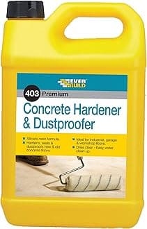 Everbuild 403 Premium Concrete Hardener and Dustproofer – Clear Coat – 5 Litre