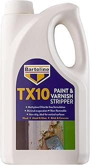 Bartoline TX10 Paint and Varnish Stripper 2.5L – Extra Strong, Non-Caustic Paint Remover for Wood, Metal & More