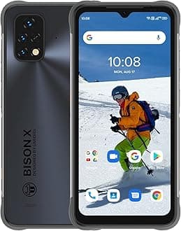 UMIDIGI Bison X10S Unlocked Rugged Smartphones,4GB+32GB 6150mAh Battery IP68/IP69K Waterproof Shockproof Phone with 6.53" Large Full Screen Smartphone 16MP Main Camera Cell Phone
