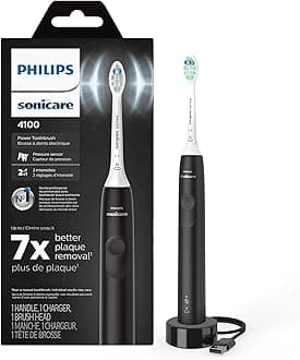Sonicare ProtectiveClean 4100 Rechargeable Electric Toothbrush Packaging May Vary, White, 1 Count